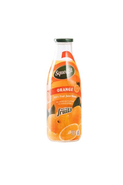 SqueeZit Orange Fruit Juice, 1000 ml
