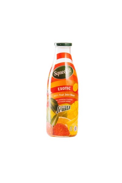 SqueeZit Exotic Fruit Juice, 1000 ml