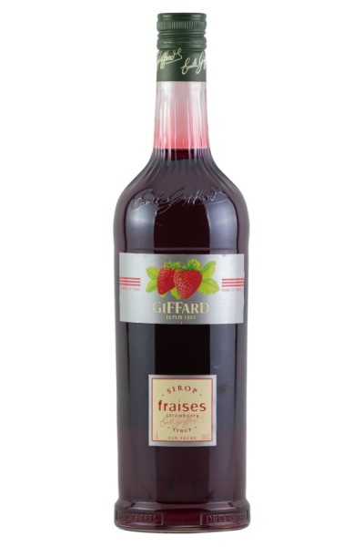 Giffard Strawberry Syrup, 1000 ml