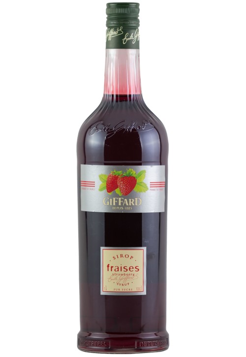Giffard Strawberry Syrup, 1000 ml