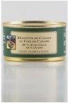 Rillettes de canard au foie de canard, 20%