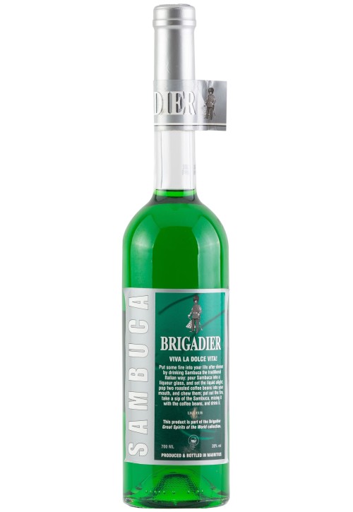 Brigadier Sambuca Green, 39% vol., 700 ml