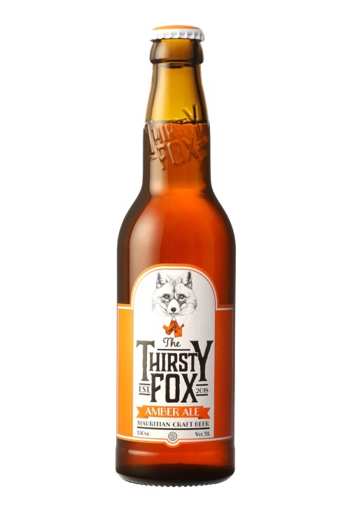The Thirsty Fox Amber Ale, 5%., 330 ml
