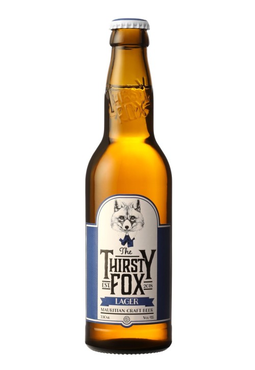 The Thirsty Fox Lager, 4%., 330 ml