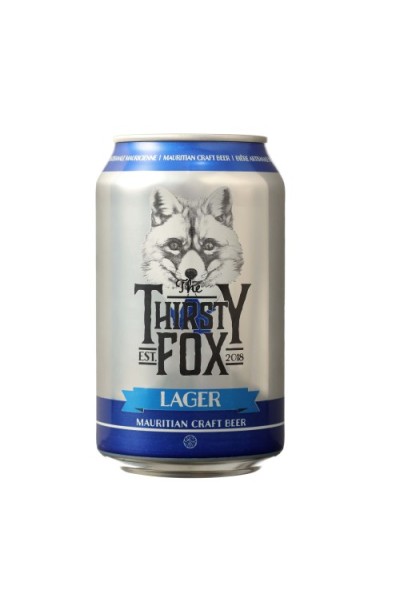 The Thirsty Fox Lager Can, 4%., 330 ml