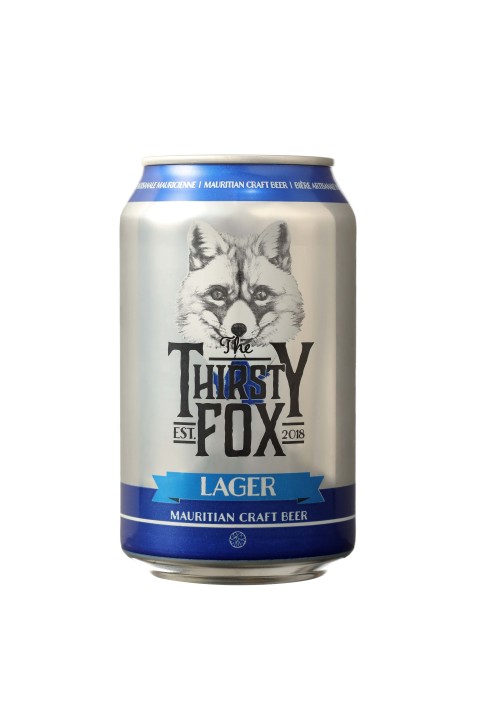 The Thirsty Fox Lager Can, 4%., 330 ml