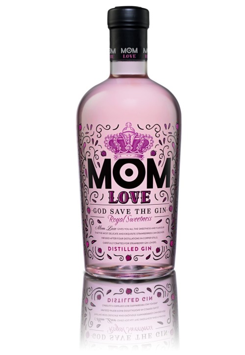 Mom Love Pink Gin, 47%., 700 ml