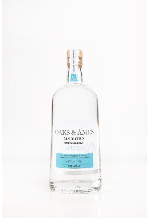 Oaks Ames Pure Single Rhum White, 43% vol., 700ml