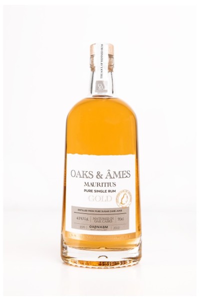 Oaks Ames Pure Single Rhum Gold, 43% vol., 700ml