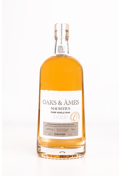 Oaks Ames Pure Single Rhum Gold, 43% vol., 700ml