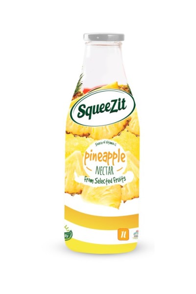 SqueeZit Pineapple Nectar, 1000 ml