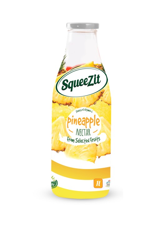 SqueeZit Pineapple Nectar, 1000 ml