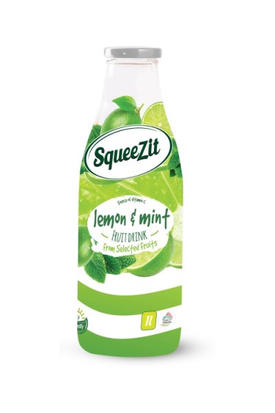 SqueeZit Lime & Mint Juice Nectar, 1000 ml