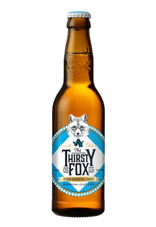 The Thirsty Fox Foxtoberfest Lager, 5.5%., 330 ml