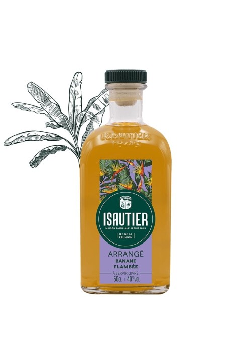 Rhum Arrange Banane Flambee 40% 500 Ml