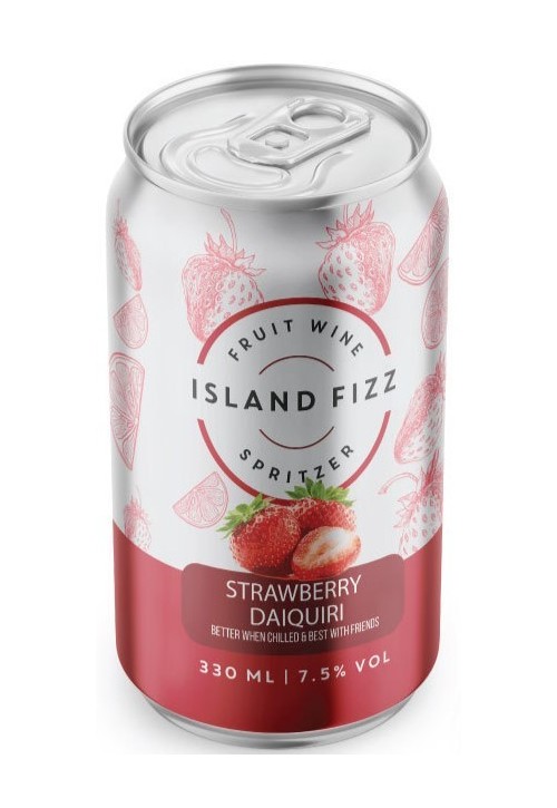 Island Fizz Strawberry Daiquiri Can