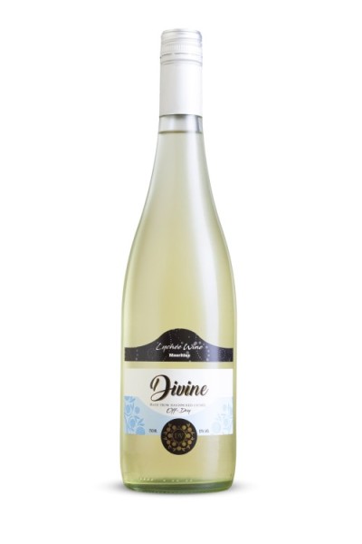 Divine Off Dry White Lychee wine