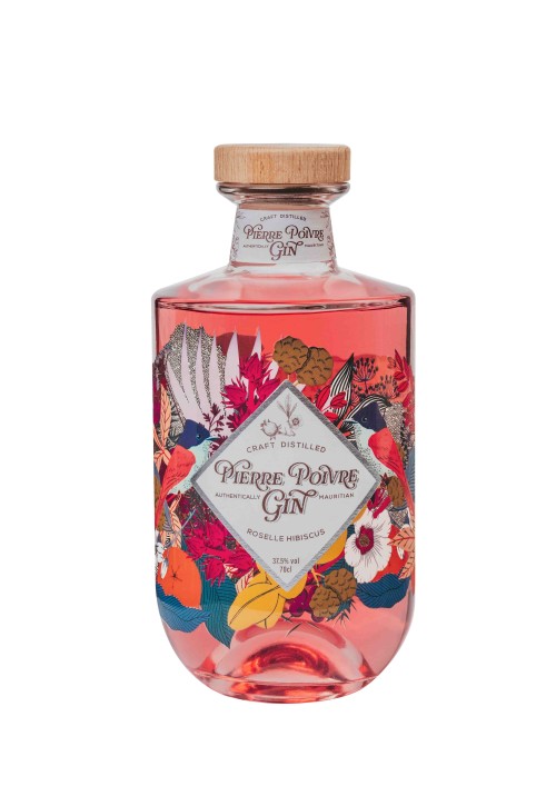 Pierre Poivre, Roselle Hibiscus Gin, 37.5%, 750 ml
