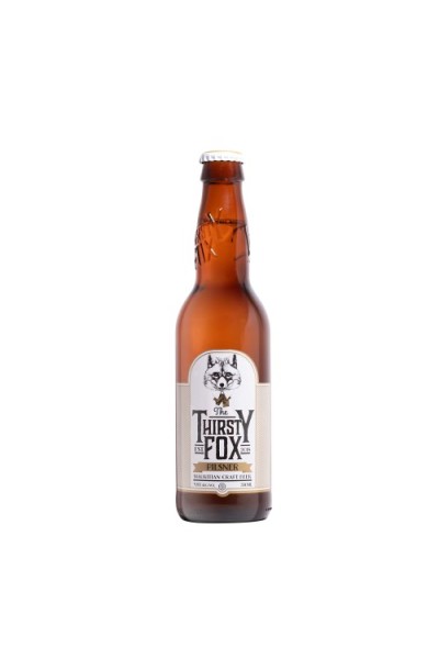 The Thirsty Fox Pilsner, 4.8%., 330 ml